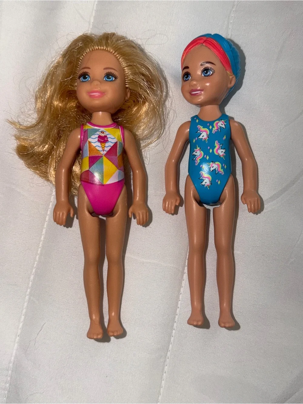 Mattel Barbie Chelsea Dolls LOT of 6 2016 2020 Swim Skater